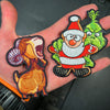 Screaming Goat & G Santa Cookie Morale Patches