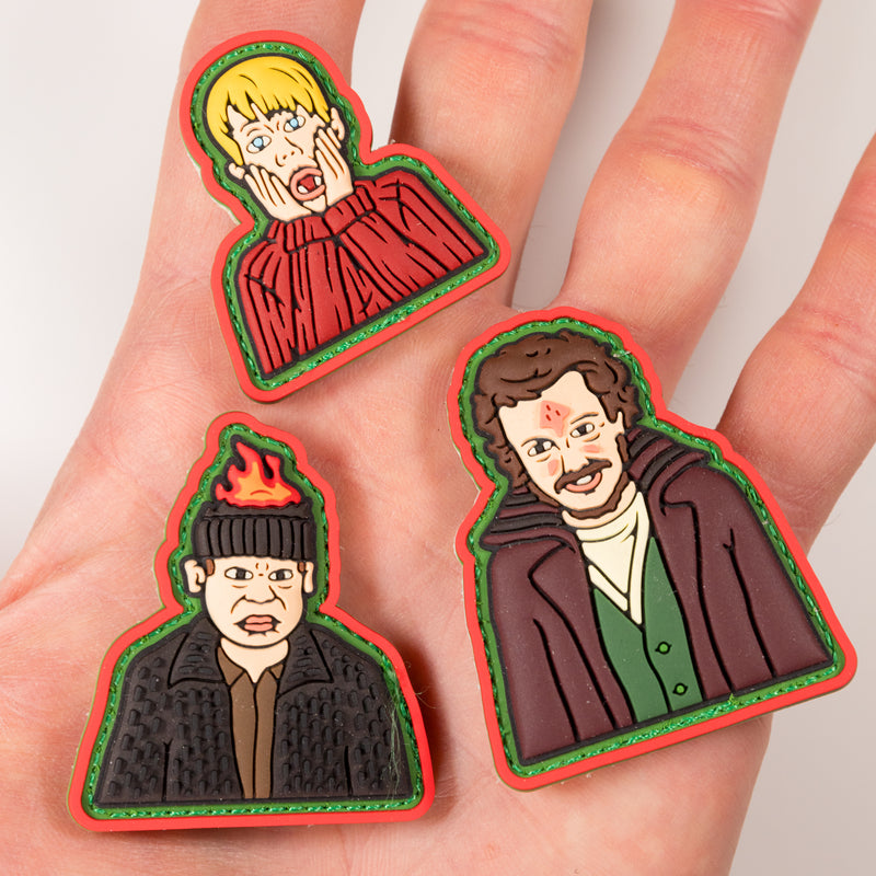 H*me Al*ne PVC Patch SET - Morale Patches