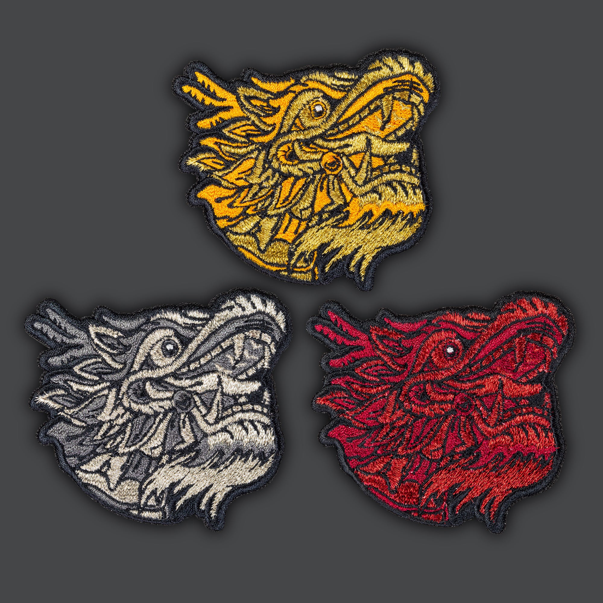 Year of the Dragon - Morale Patches - Metallic Versions