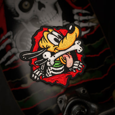 Old School Sk8 Ripper Dog Morale Patch