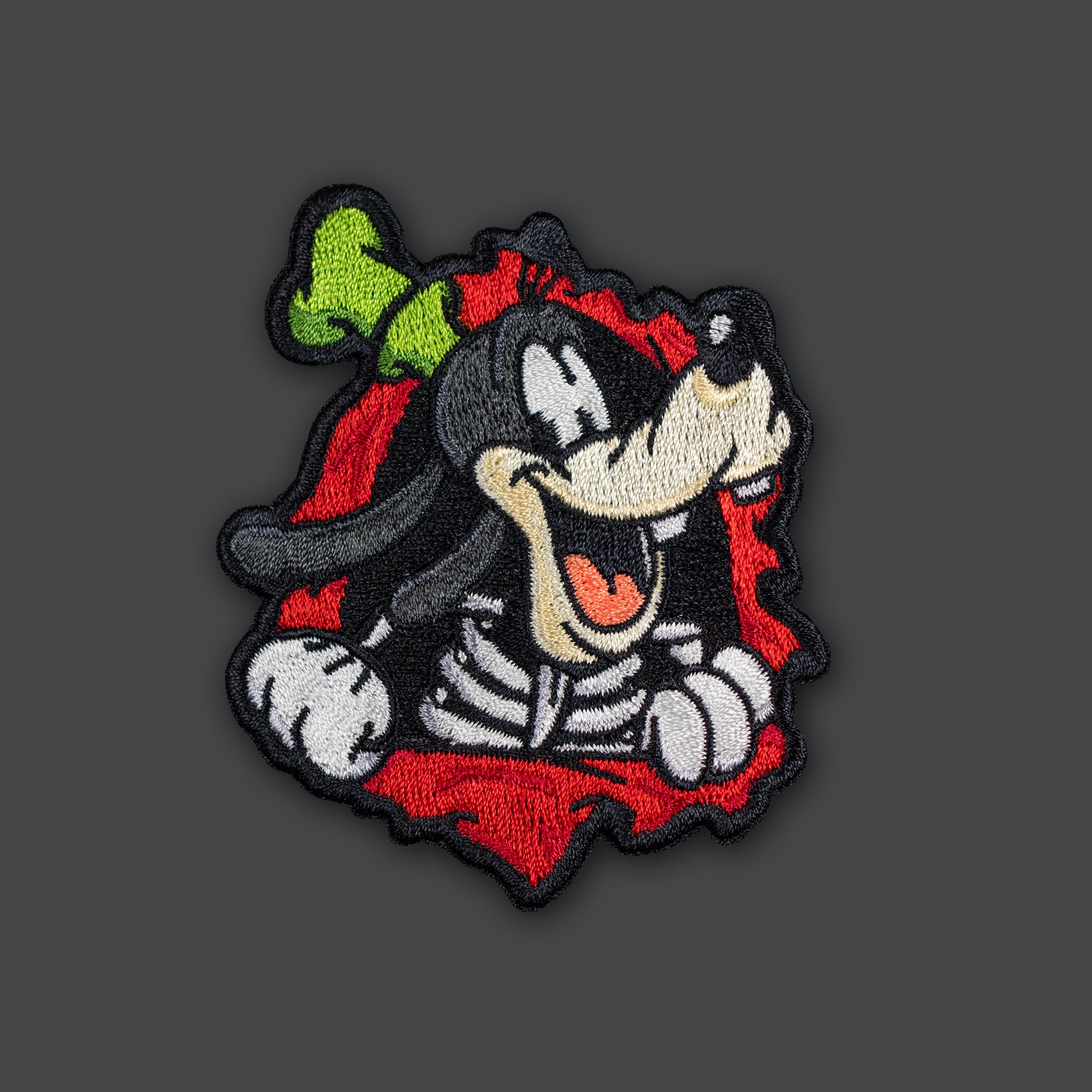 Old School Sk8 Ripper Goof Cow Morale Patch