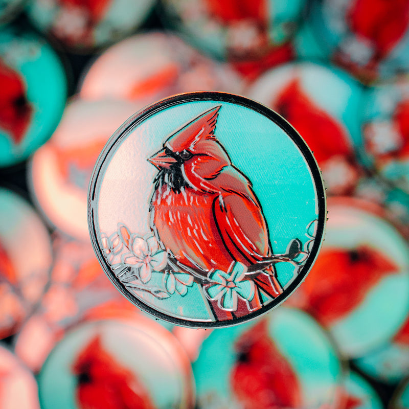 Wildlife V9 "CARDINAL GITD ACRYLIC" morale patch
