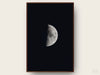 Framed Canvas Print "The Half Moon"