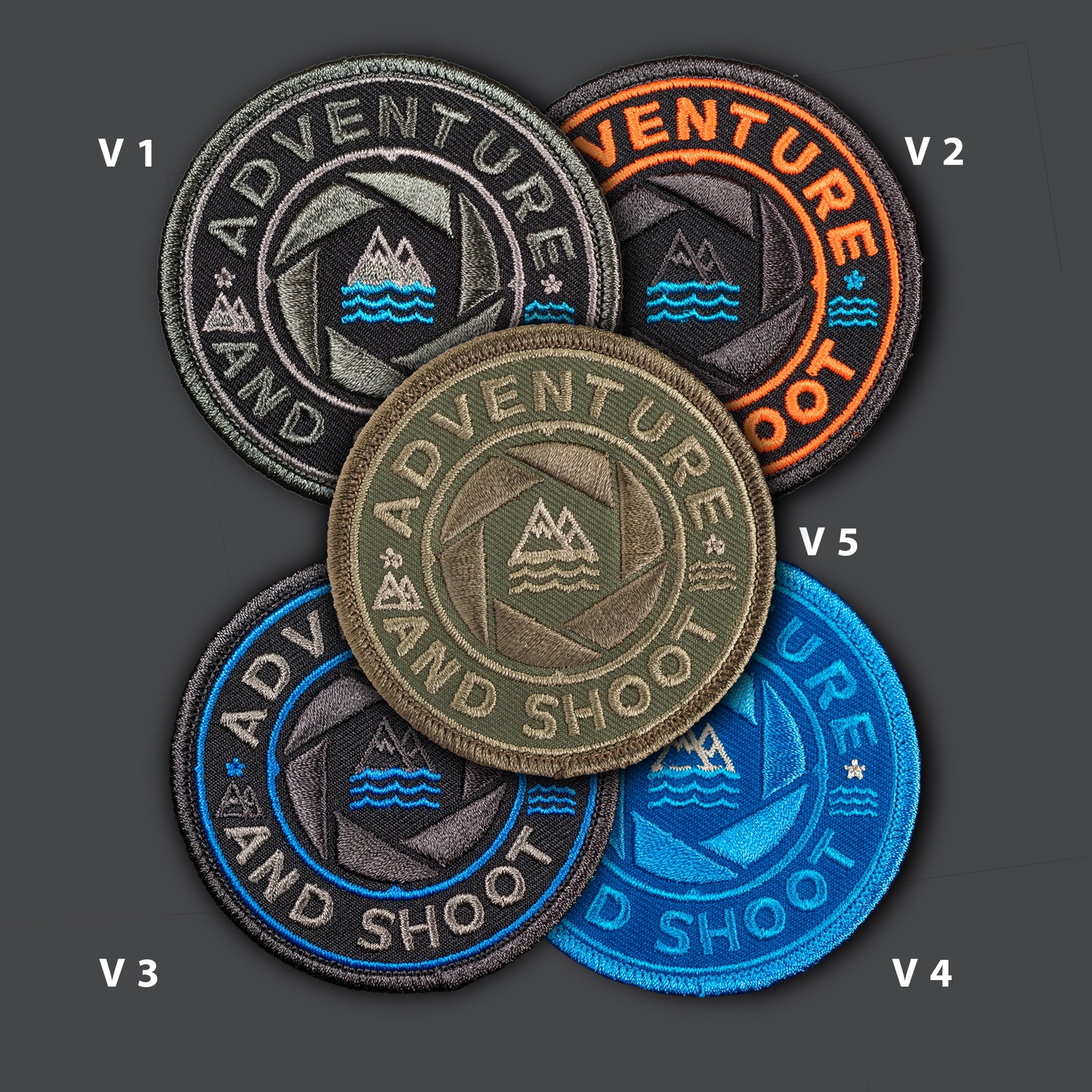 Adventure & Shoot Morale Patches 4 color options