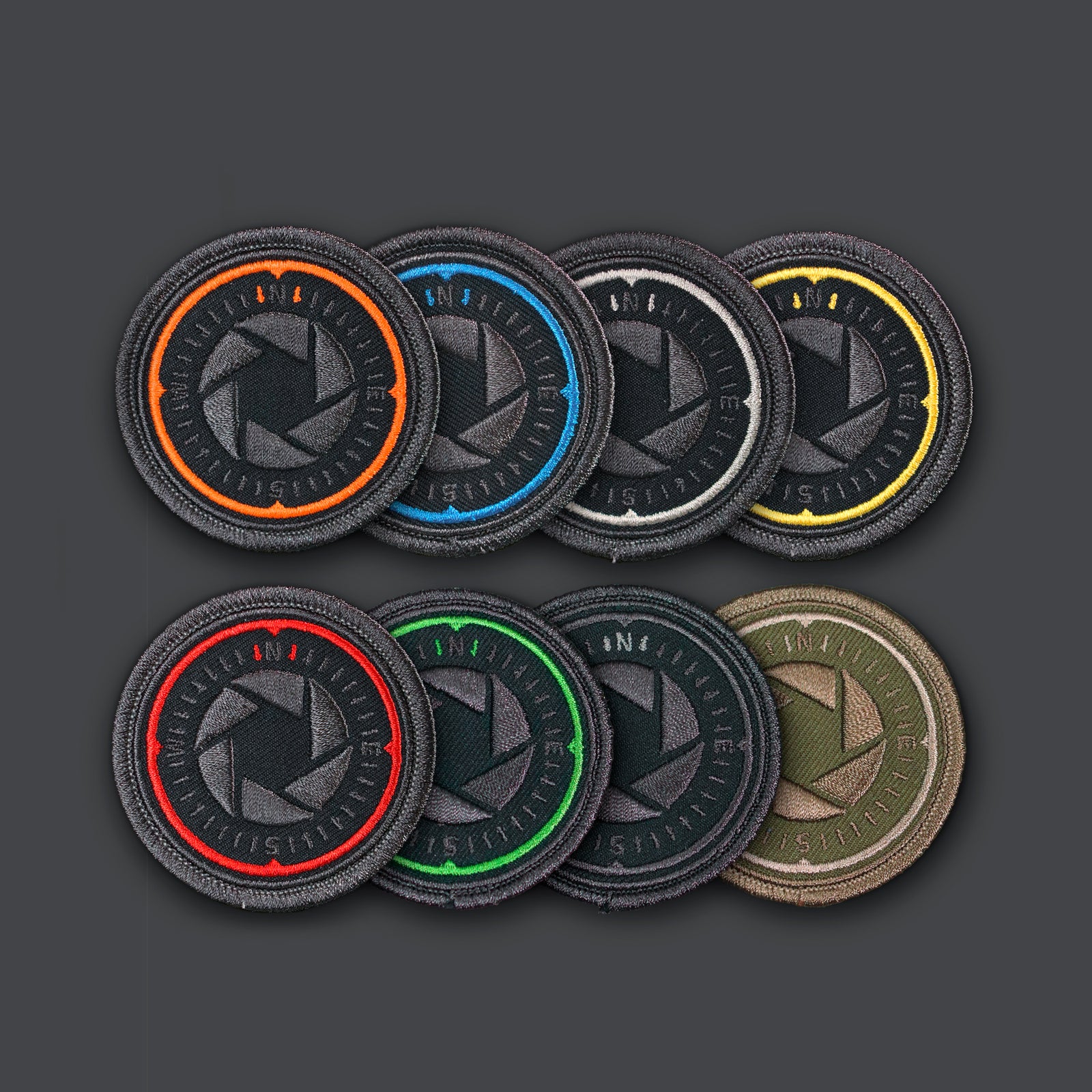 Adventure Photography Morale Patches - The CAMERA color series