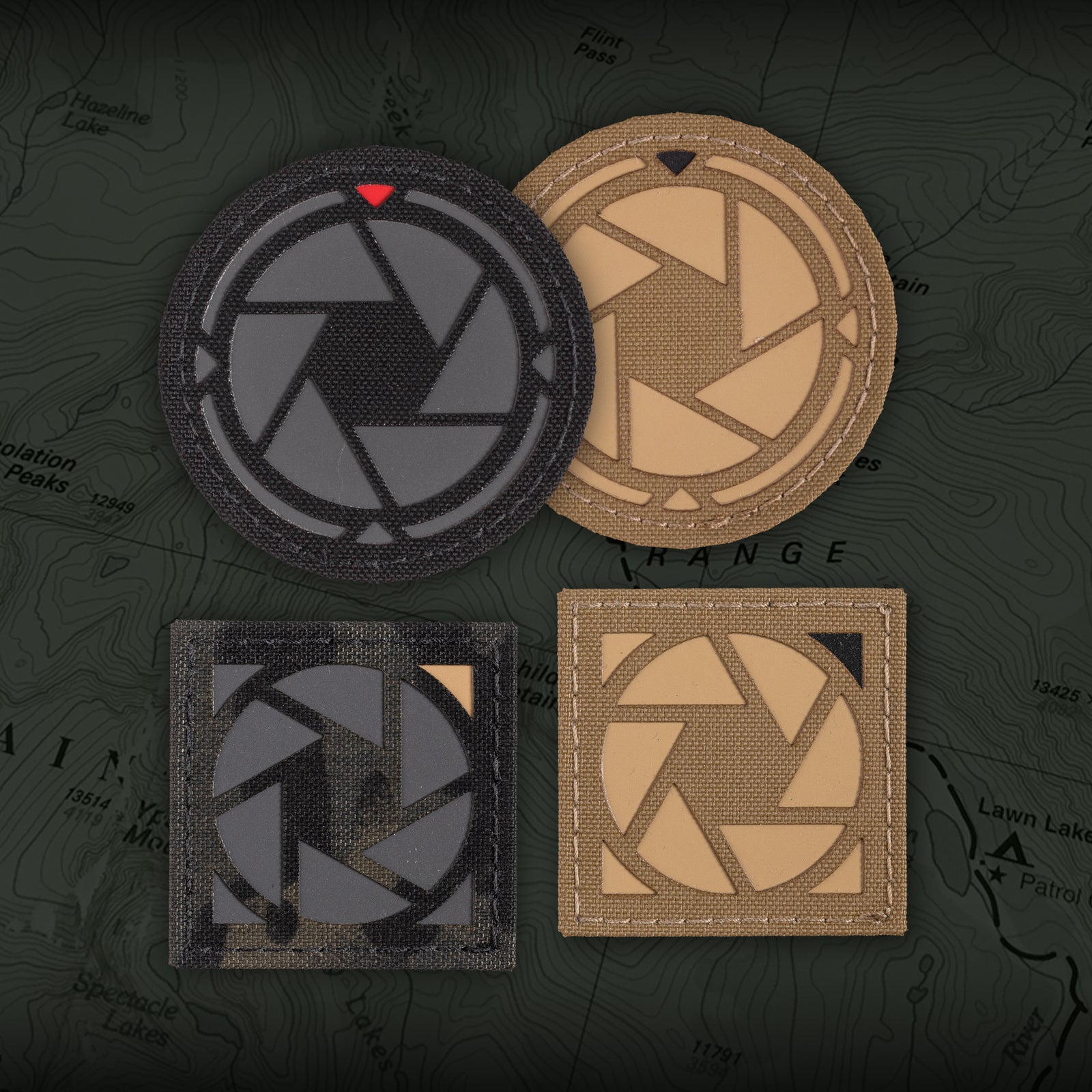 Adventure Photography ROUND Laser Cut morale patches