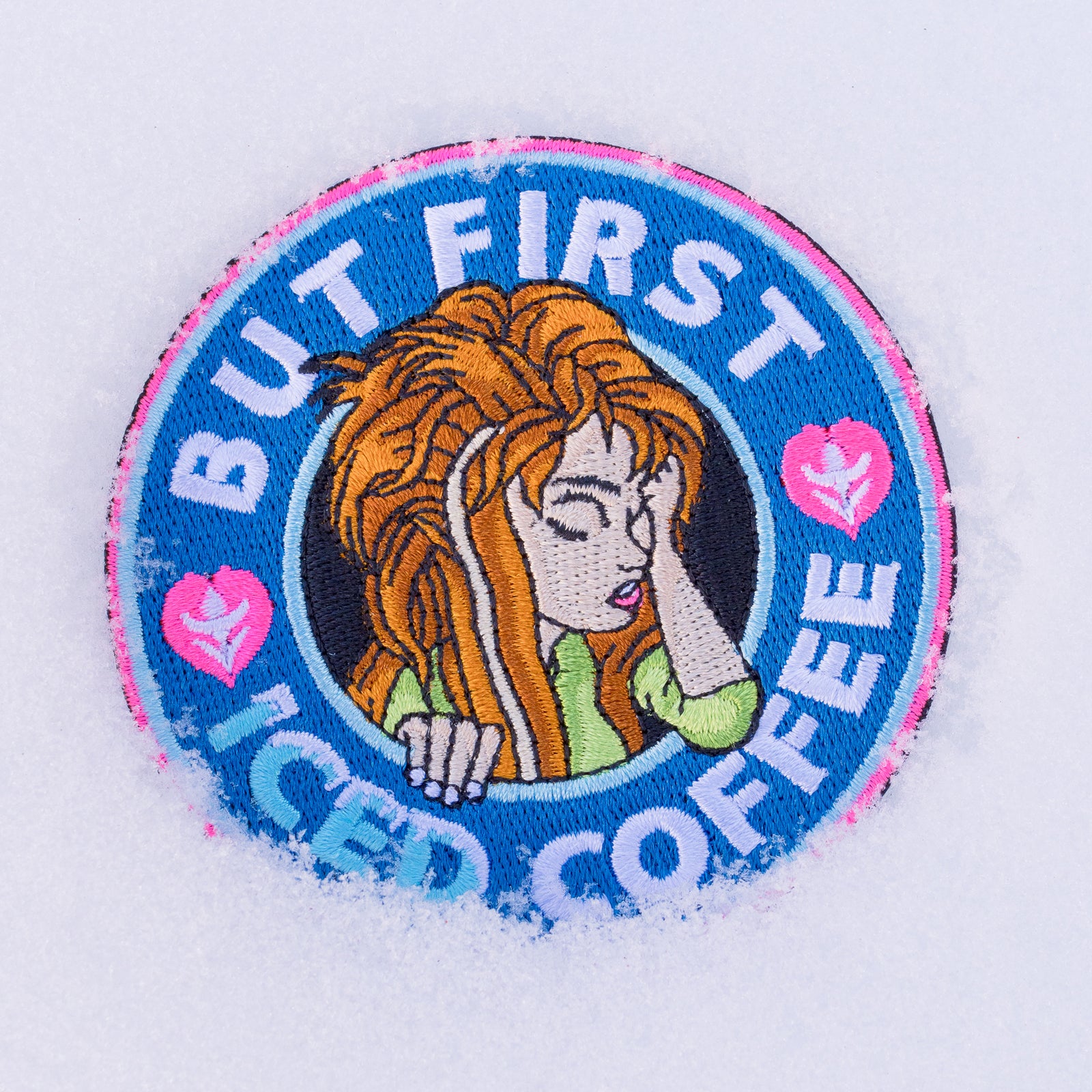 But First ICED Coffee - Morale Patch Collab with Red Ink Patches
