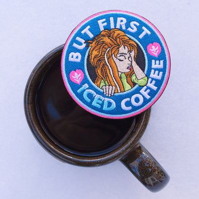 But First ICED Coffee - Morale Patch Collab with Red Ink Patches