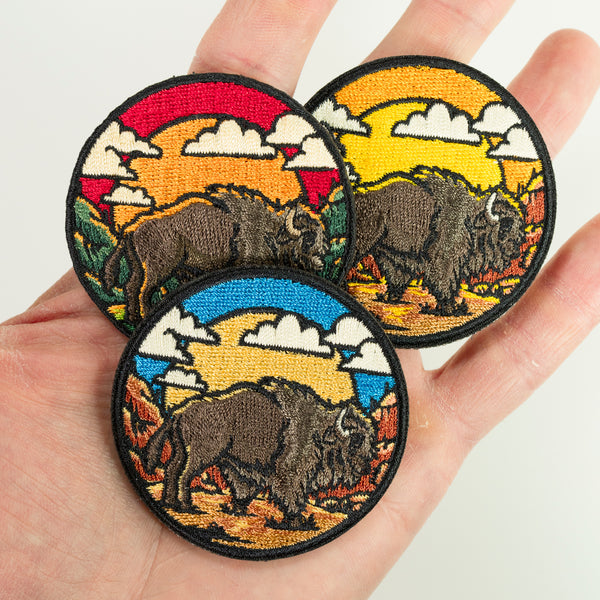 Patch Tactique American Bison – Brillant Dans Le Noir – SOLOMON – USA