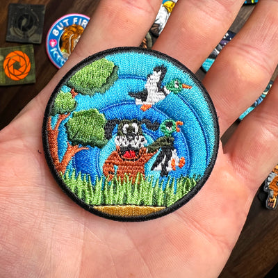 The Simple Life "80s VIDEO GAME DUCK H&NT" Morale Patch