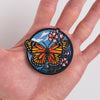 Wildlife / Adventure Wearables "Butterfly with Cherry Blossoms" morale patches