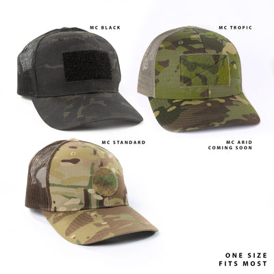 OSFM Camouflage Hats / Snap back - Custom patch panel - low profile hats