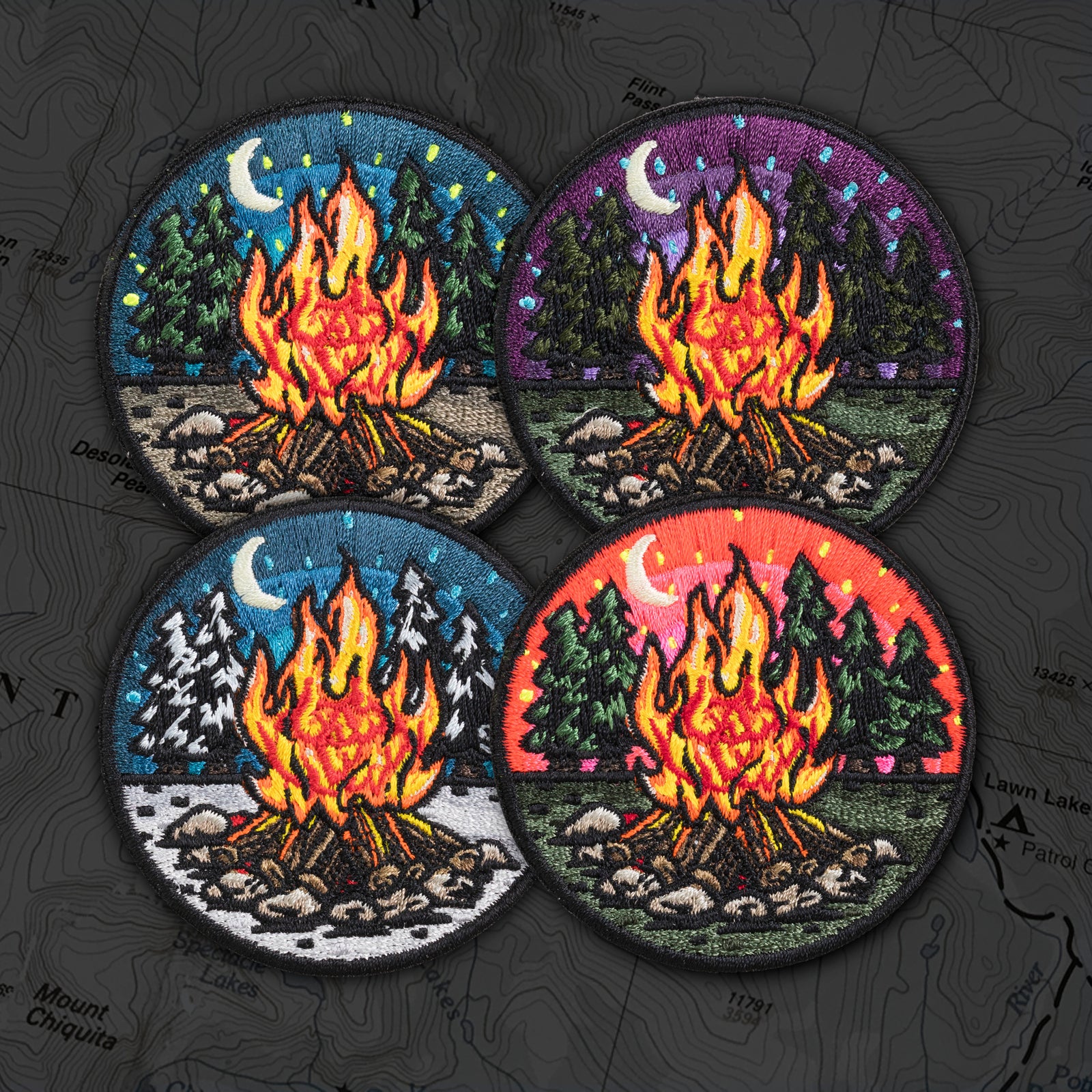 Adventure Wearables "CAMPFIRE" morale patches