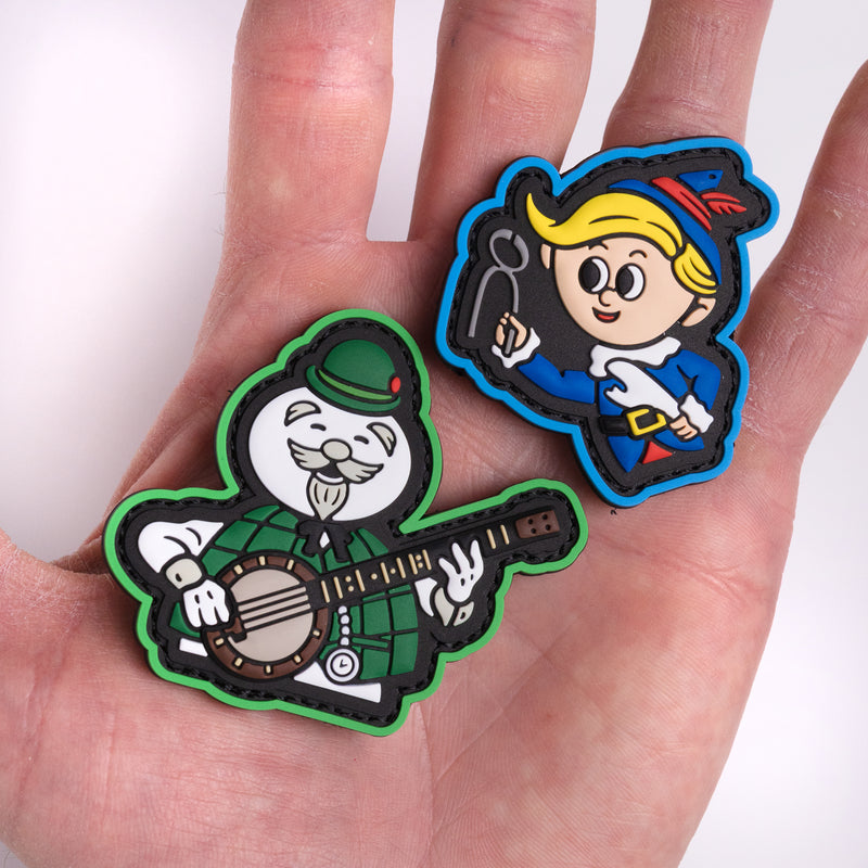 Snowman / Elf PVC Ranger Eye SET - Morale Patches