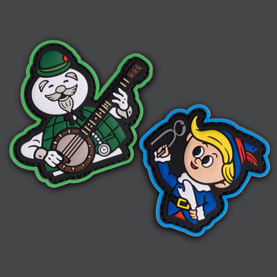 Snowman / Elf PVC Ranger Eye SET - Morale Patches