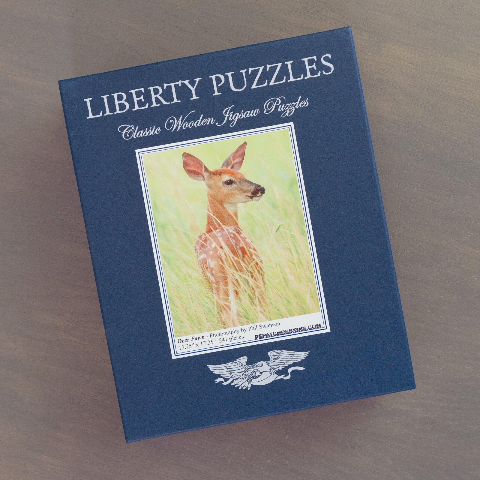Liberty Puzzles Classic Wooden Jigsaw PUZZLE "Deer Fawn" Photography by Phil Swanson