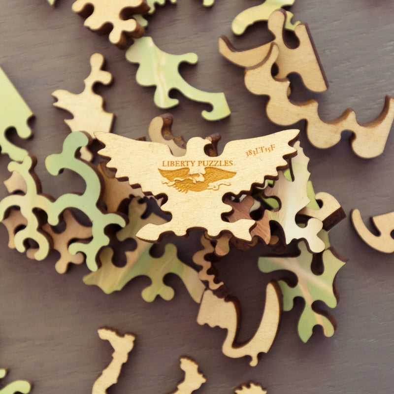 Classic Wooden Jigsaw PUZZLE "Deer Fawn" Photography by Phil Swanson