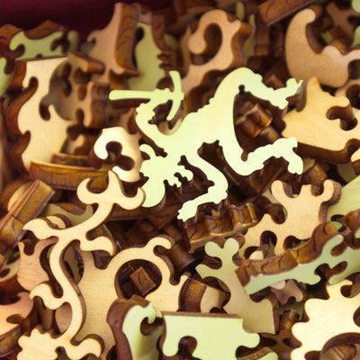 Classic Wooden Jigsaw PUZZLE "Deer Fawn" Photography by Phil Swanson