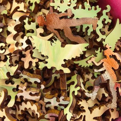 Classic Wooden Jigsaw PUZZLE "Deer Fawn" Photography by Phil Swanson
