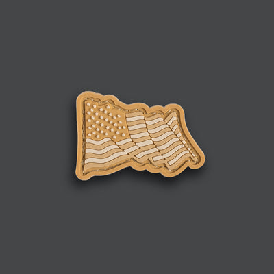 Waving American Flag PVC RE / Ranger Eye Morale Patches