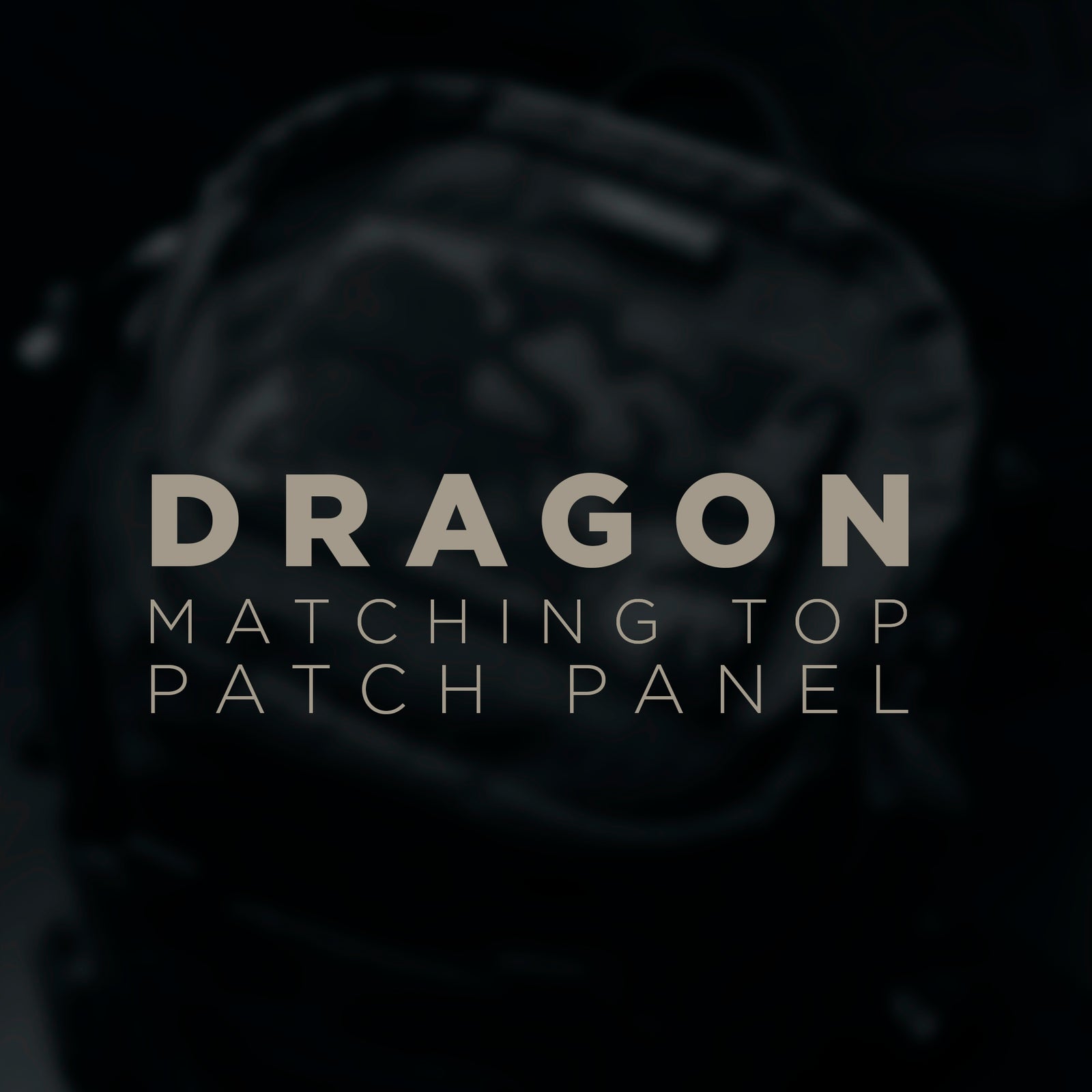 Carryology / Mystery Ranch DRAGON MATCHING TOP PATCH panels