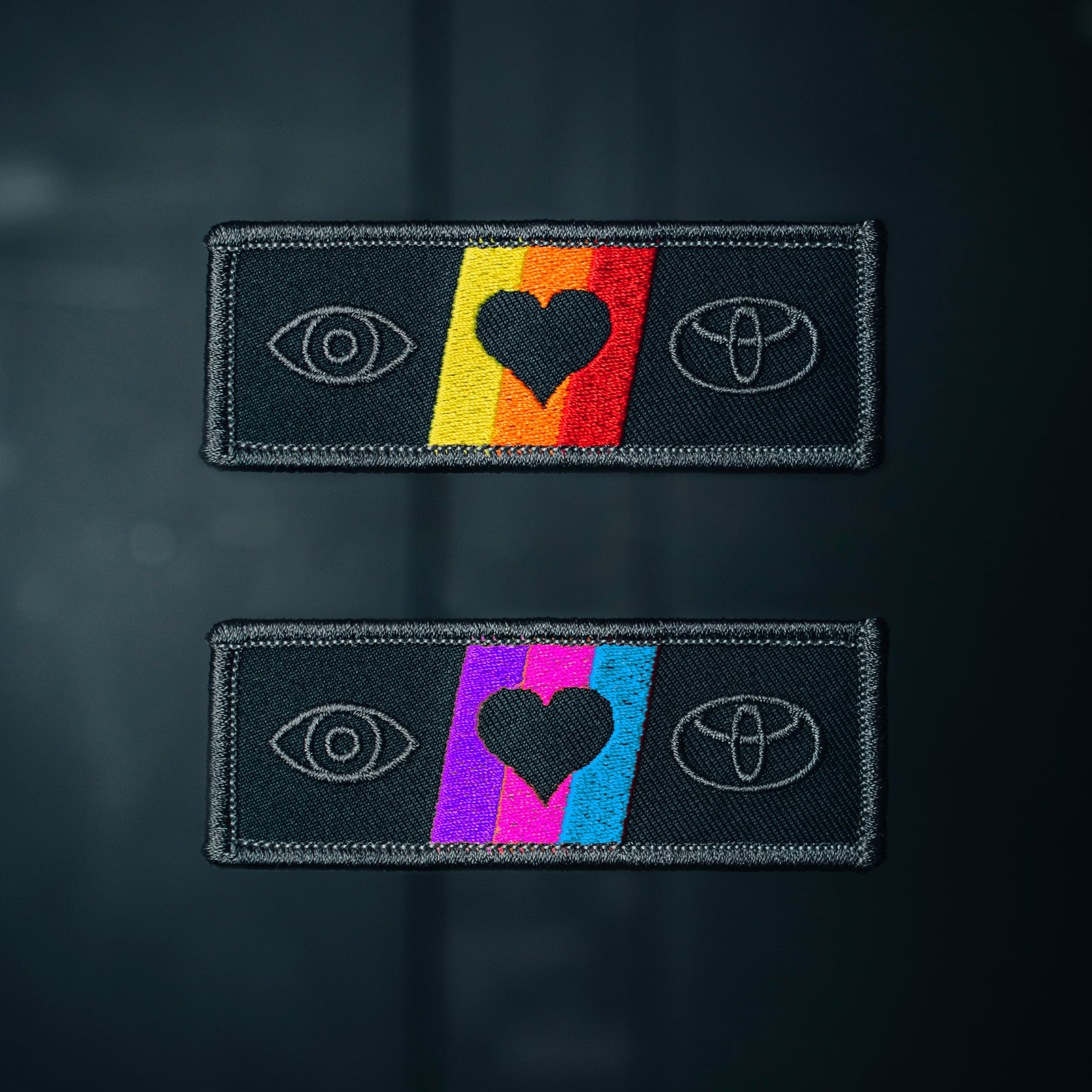 I HEART Yota embroidered patches