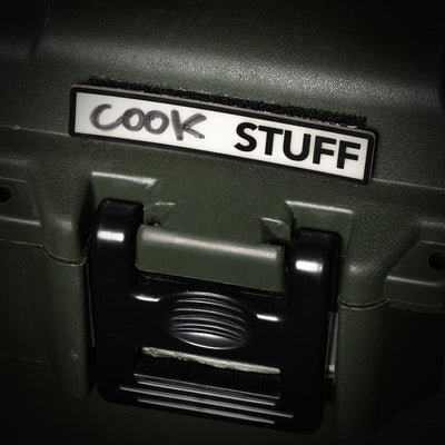 GEAR / STUFF Peel n Stick Label / Patches - Glow in the Dark