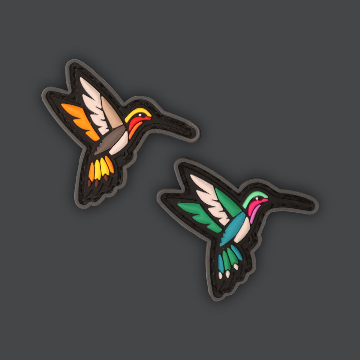 Hummingbird PVC Ranger Eye SET - Morale Patches - PS Patch Designs