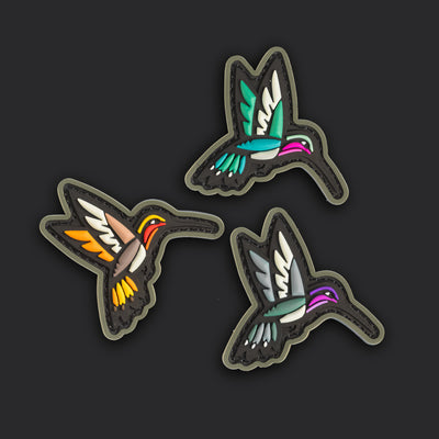 Hummingbird PVC Ranger Eye - Morale Patches SOLD AS SINGLES