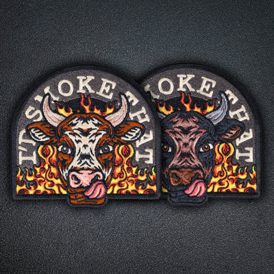 I'D SMOKE THAT V3 "COW" Morale Patches