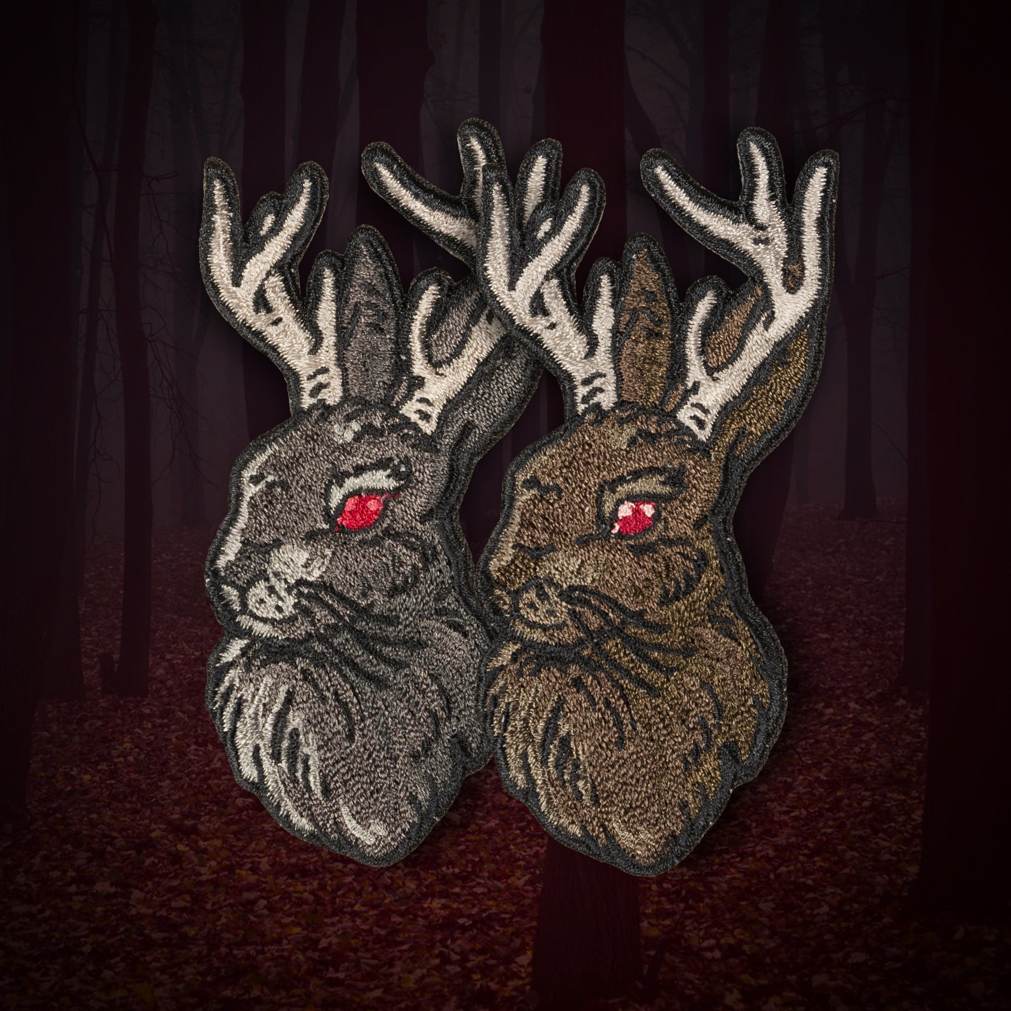 Jackalope SPOOKY Versions - Morale Patches 2 colors available