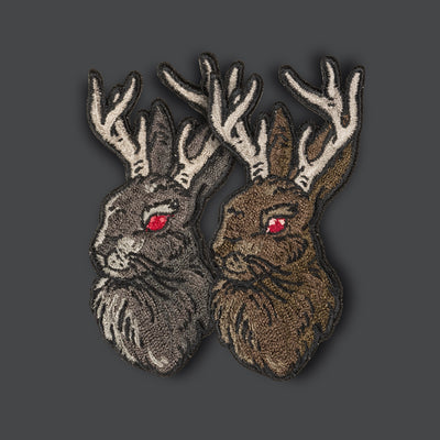 Jackalope SPOOKY Versions - Morale Patches 2 colors available