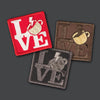 LOVE - Coffee Patches