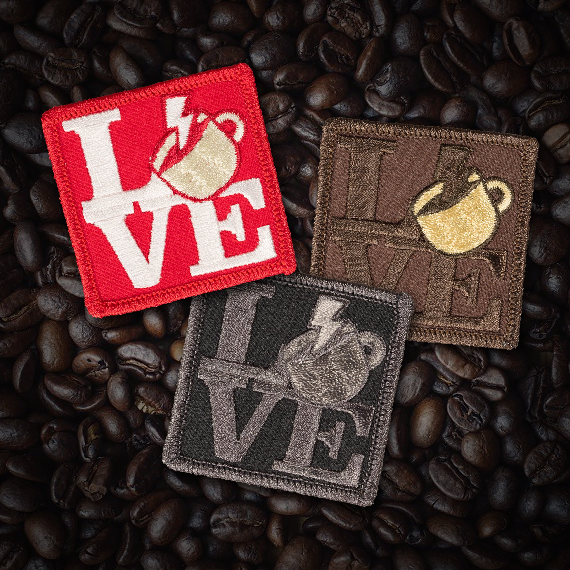 LOVE - Coffee Patches