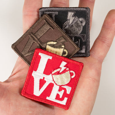 LOVE - Coffee Patches