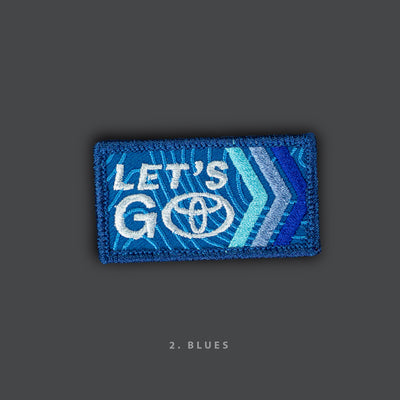 Toyota - LET'S GO! Morale Patches - 6 COLOR OPTIONS