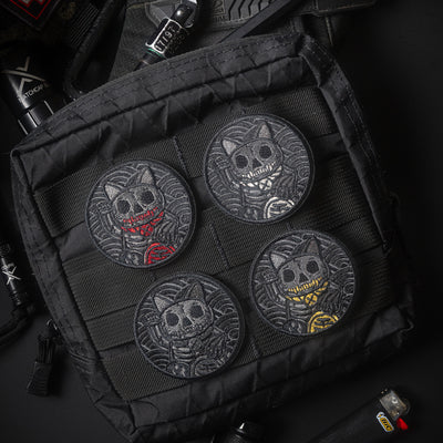 LUCKY CAT Maneki-neko Morale Patches