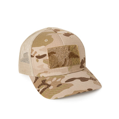 OSFM Multicam Camouflage Hats / Snap back - Custom patch panel - low profile hats