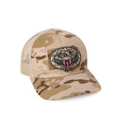 OSFM Multicam Camouflage Hats / Snap back - Custom patch panel - low profile hats