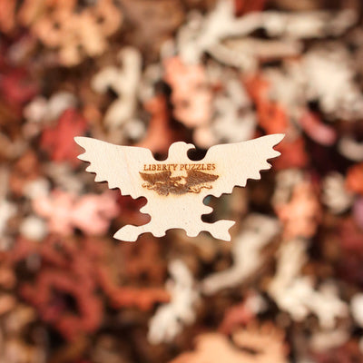Classic Wooden Jigsaw PUZZLE "Meadowlark at Sunrise" Photography by Phil Swanson