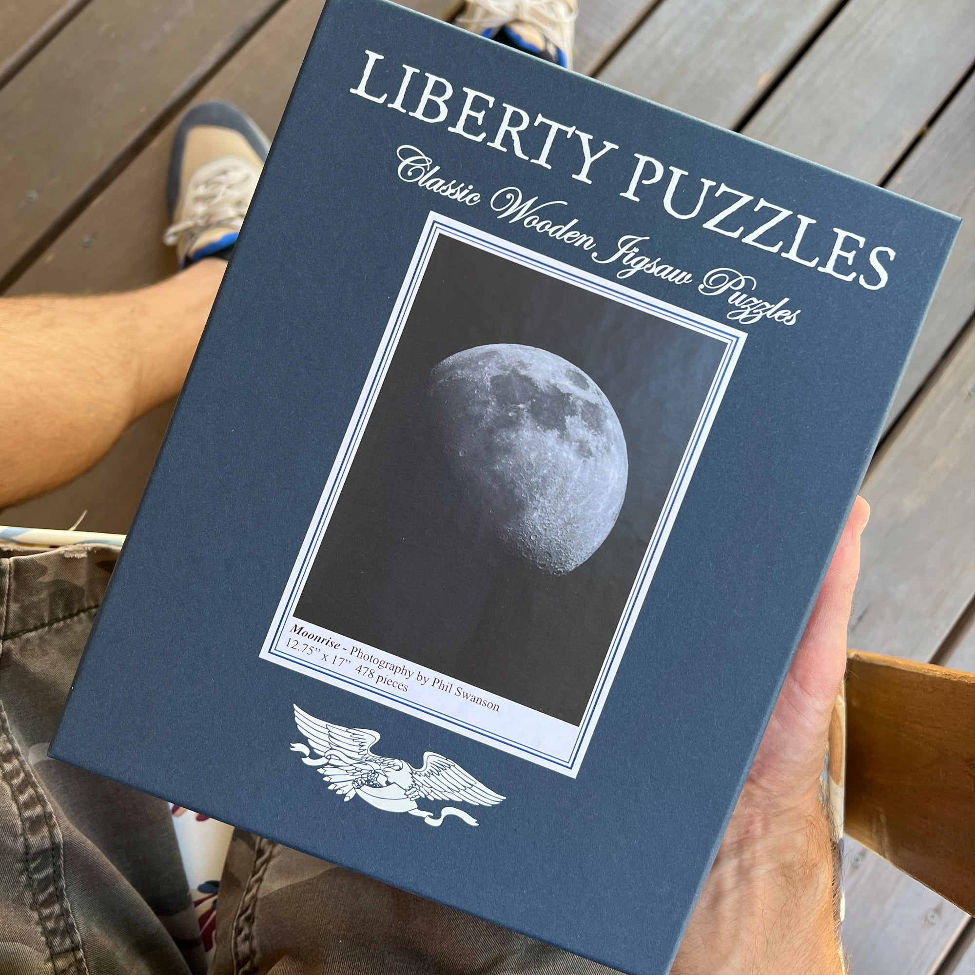 Classic Wooden Jigsaw PUZZLE "MOONRISE"