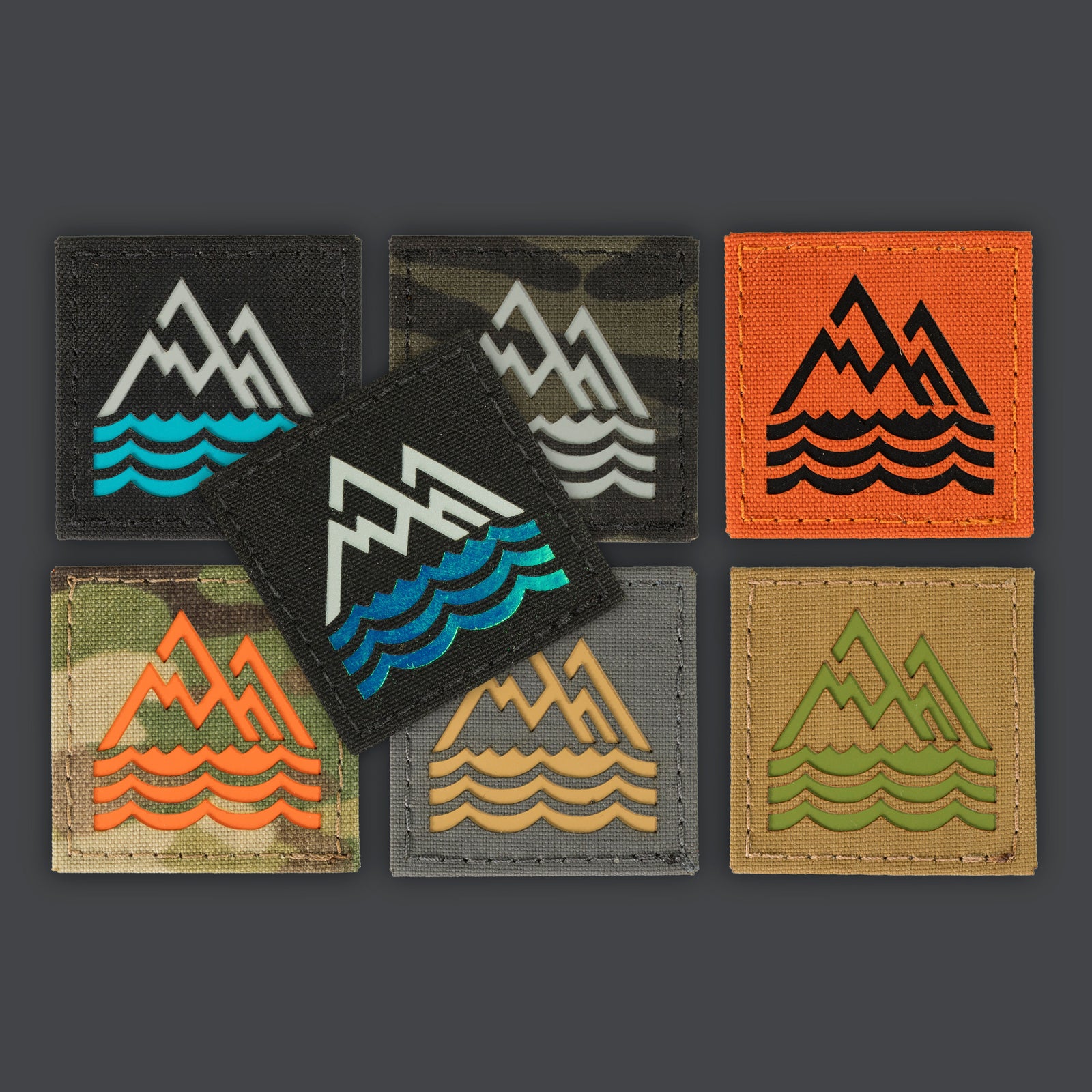 Mountains Morale Patches - 6 COLOR OPTIONS