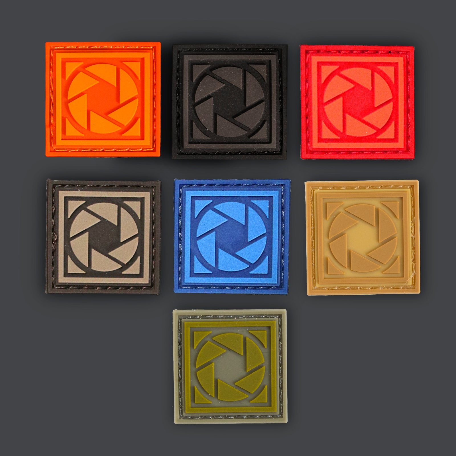 Photography 1.25" PVC Ranger Eye patches - CHOOSE YOUR COLOR