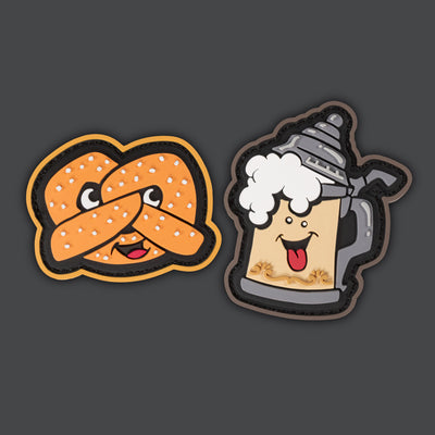 Happy Food OKTOBERFEST PVC Patch SET - Morale Patches