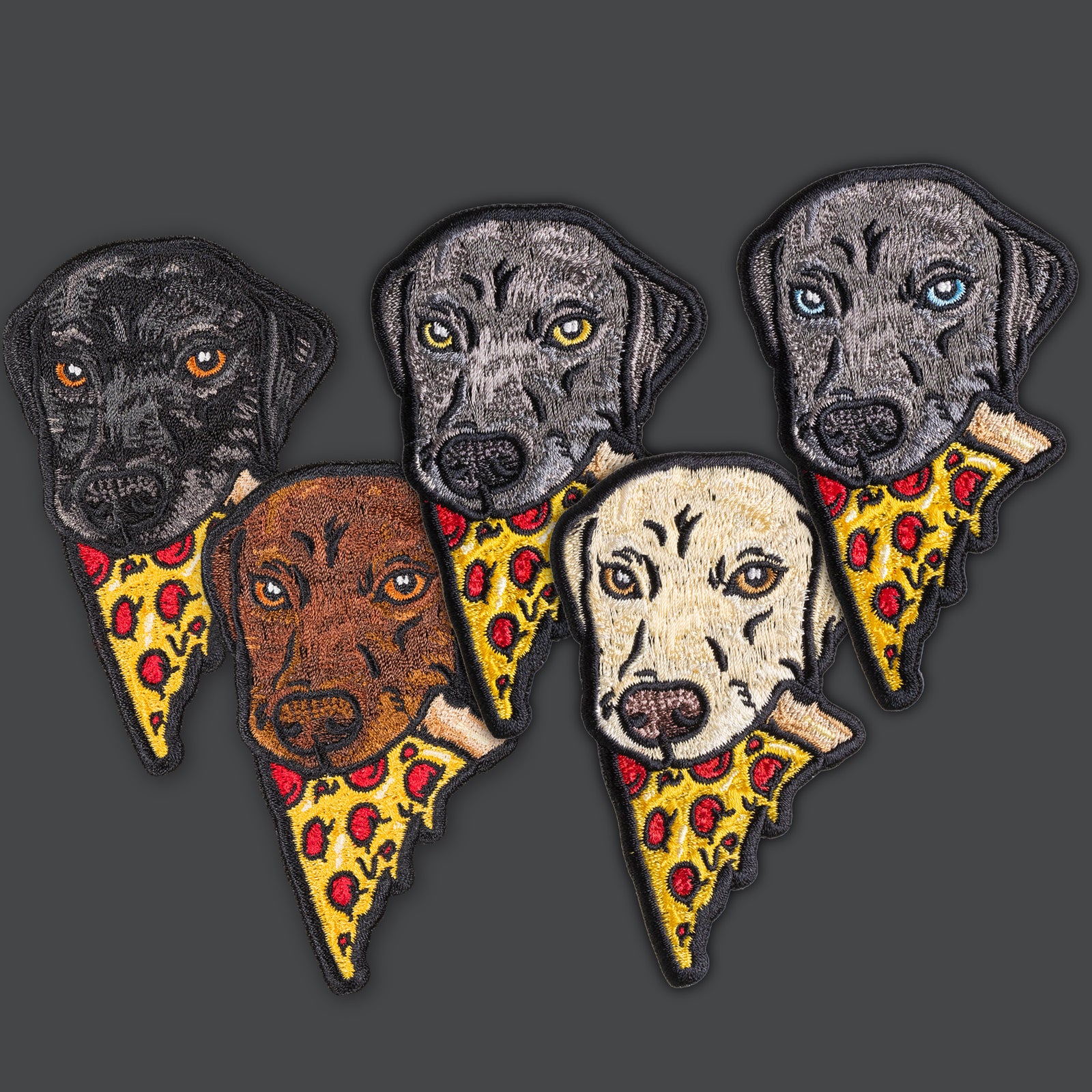 Pup with Pizza Patches