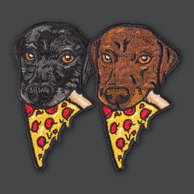 Pup with Pizza Patches