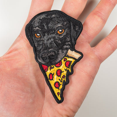 Pup with Pizza Patches