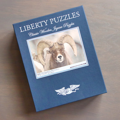 Liberty Puzzles Classic Wooden Jigsaw PUZZLE "Ram" Photography by Phil Swanson