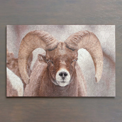 Liberty Puzzles Classic Wooden Jigsaw PUZZLE "Ram" Photography by Phil Swanson