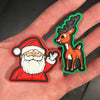 Santa / Reindeer PVC Ranger Eye SET - Morale Patches